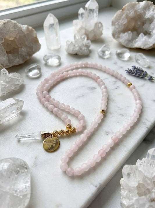 Rose Quartz Tasbih